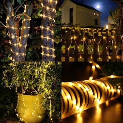 10 Metre Güneş Enerjili Hortum LED Işık - 3