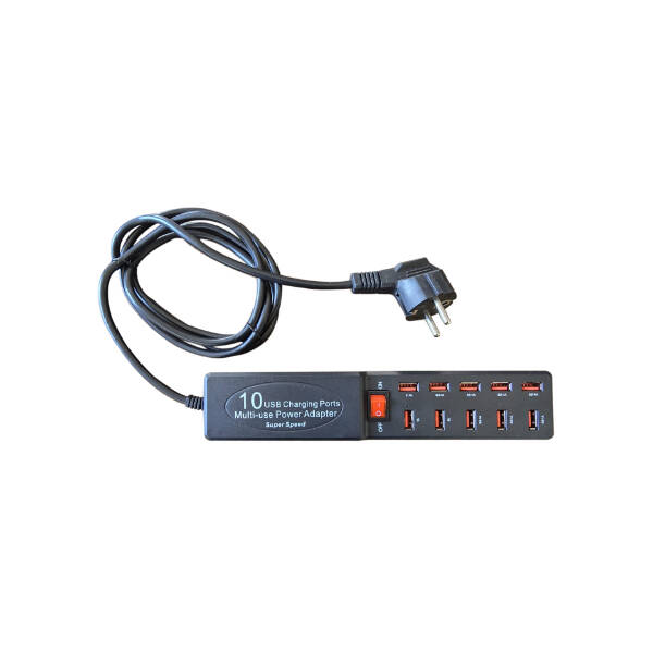 10 Portlu USB Şarj Adaptörü - 2