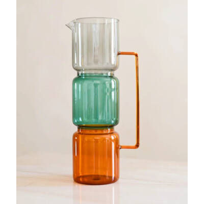 1670 ml Renkli Cam Sürahi - 3