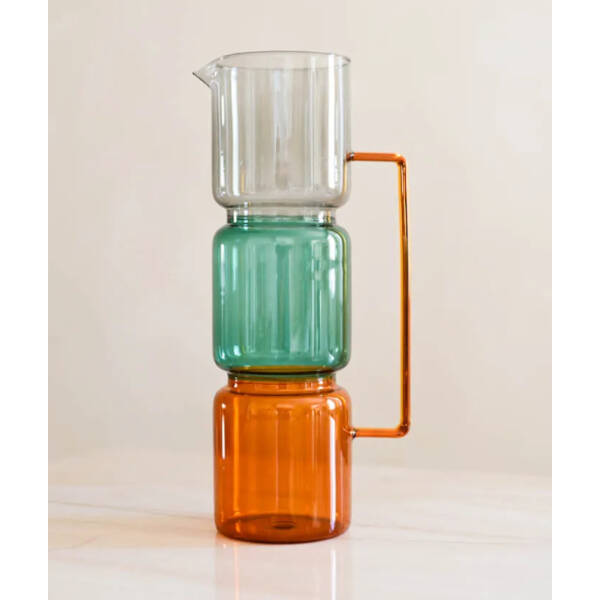 1670 ml Renkli Cam Sürahi - 3