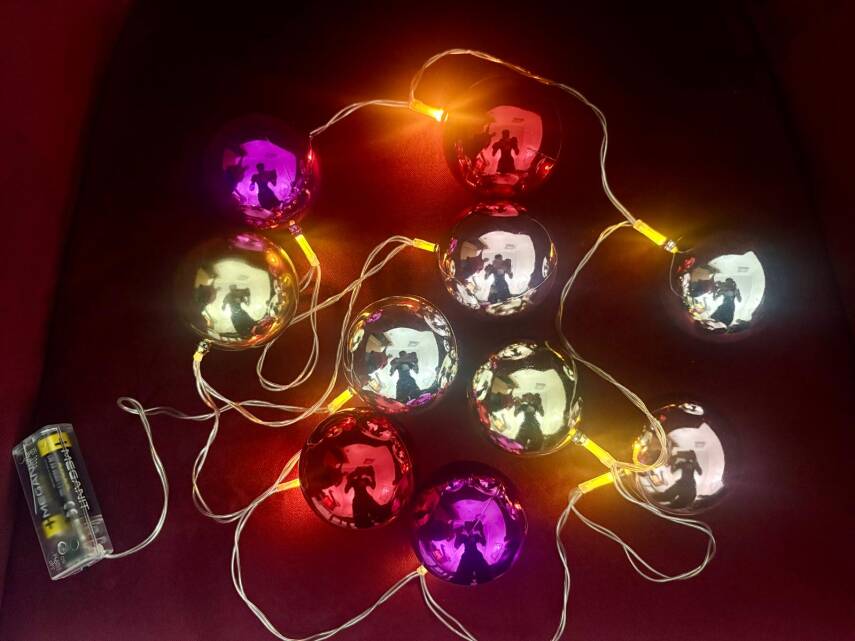 2 Metre 10 Led Pilli 2 Kademeli Parlak Top Led - 1