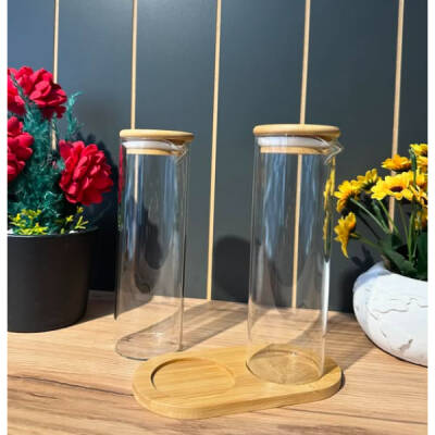 2'li Cam Yağdanlık Seti 280 ML - 3