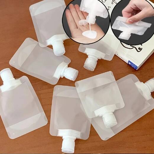 3 Adet 100ml Krem Şampuan Kabı Tekrar Kullanılabilir Set - 1