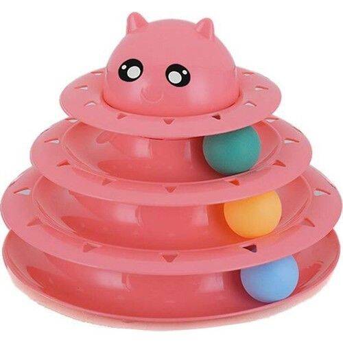 3 Katlı Kedi Oyuncağı Turntable Cat Toy - 4
