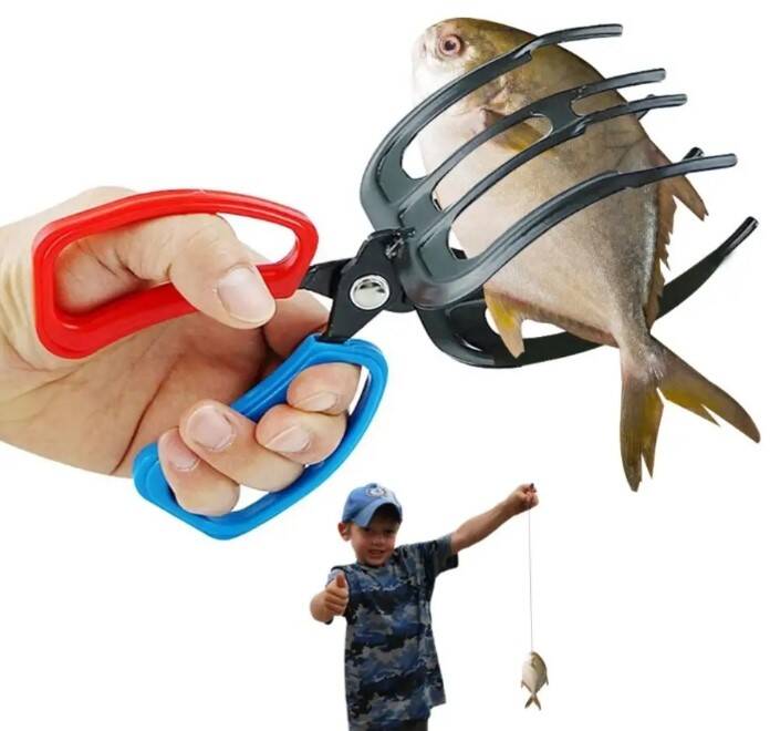 3 Pençeli 11 cm Balık Sabitleyici Maşa - 1