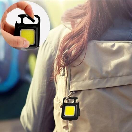 30 Ledli Mıknatıslı Mini Anahtarlık Flash Kamp Lambası - 4