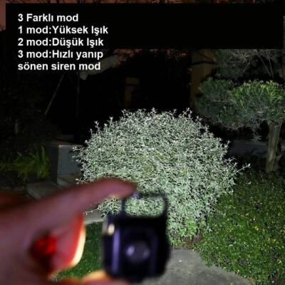 30 Ledli Mıknatıslı Mini Anahtarlık Flash Kamp Lambası - 5