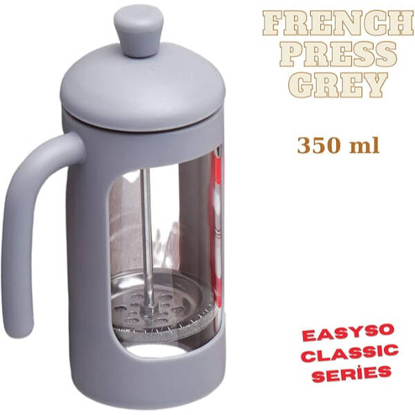 350ml French Press Kahve ve Çay Demleme Aparatı - 3