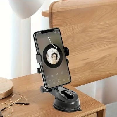 360 Derece Dönebilen Vakumlu Araç Telefon Tutucu - 3