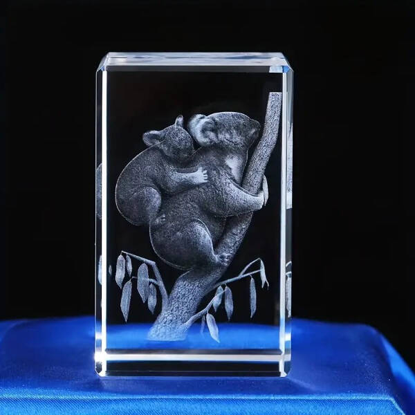 3D Kristal Koala Modeli - 1