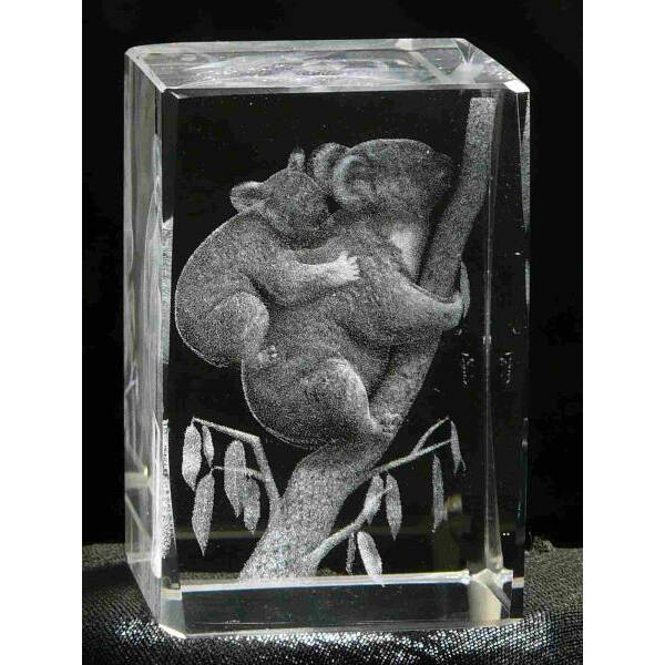 3D Kristal Koala Modeli - 2