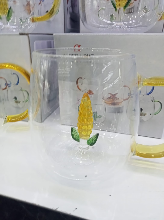 3D Mısır Figürlü Kupa Bardak - 1