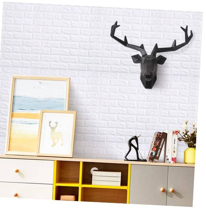 3D Tuğla Desenli Kendinden Yapışkanlı Duvar Paneli 58x38 cm - 4