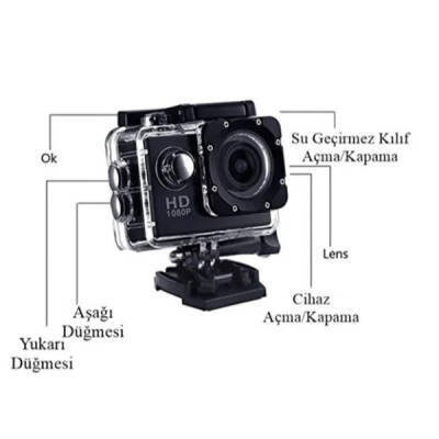 4K Su Geçirmez Wi-Fi Aksiyon Kamerası (1)