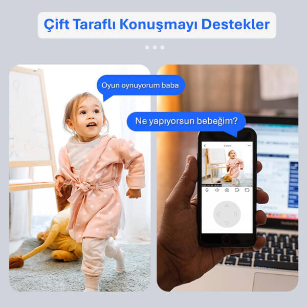 5 Antenli Bebek Ev Güvenlik Kamerası - 2