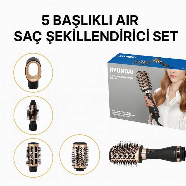 5 Başlıklı Air Saç Şekillendirici Set - 1