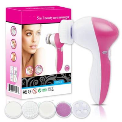 5 iN 1 Pilli Yüz Temizleme,Masaj ve Peeling Fırça seti - 1