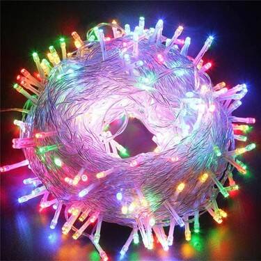 5m 30 Led RGB 2 Kademeli Şeffaf Kablo - 1