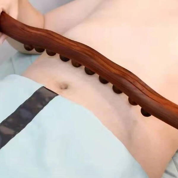 60 cm Doğal Ahşap Masaj Sopası - 3
