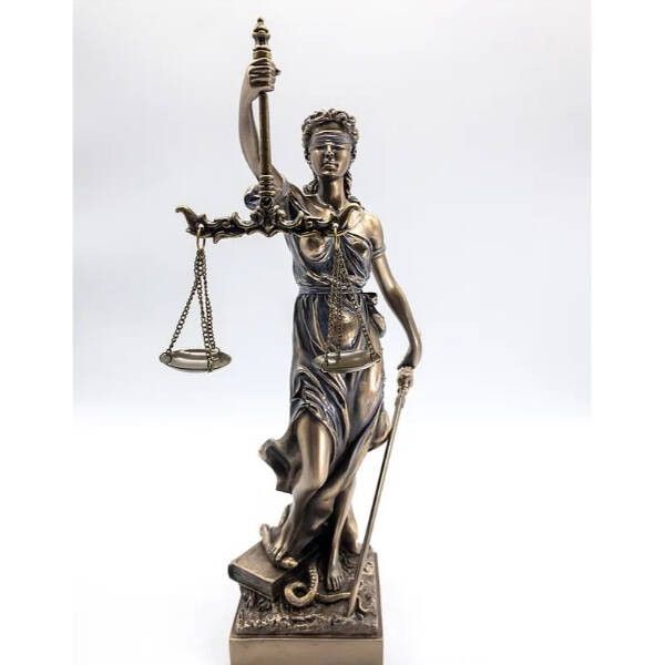 Adalet Tanrıçası (Themis) Heykeli Büyük Boy - 2