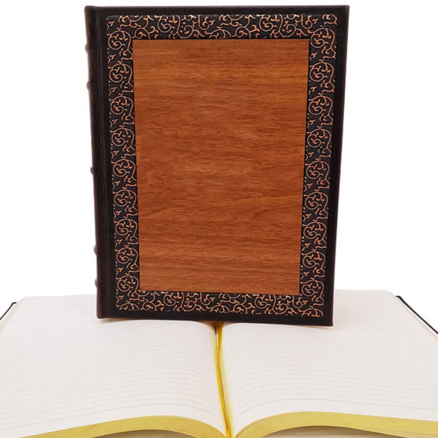 Ahşap Deri Defter - 1
