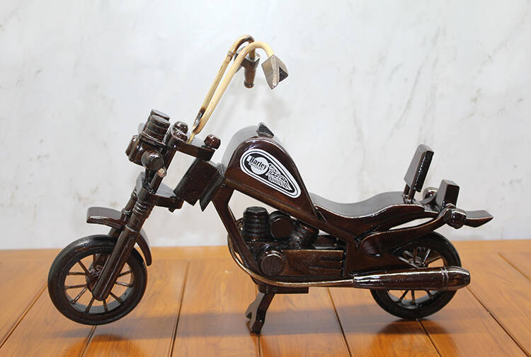 Ahşap Harley Motor Büyük Boy - 1