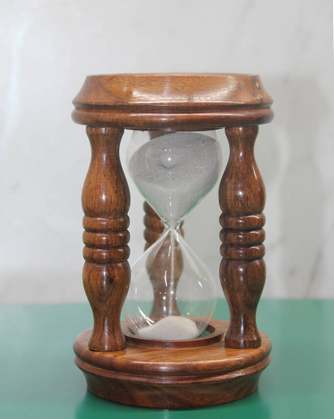 Ahşap Kum Saati Model 7 - 1