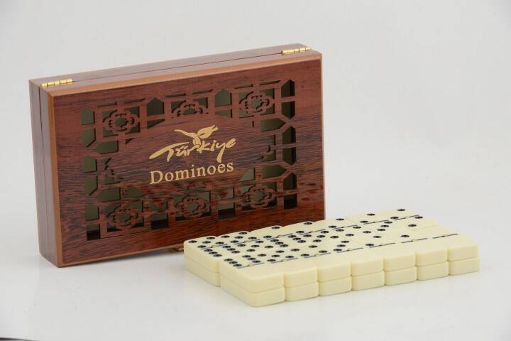 Ahşap Kutulu Domino Oyunu - 1
