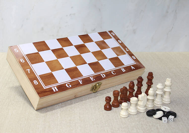 Ahşap Kutulu Satranç Model 2 - 1