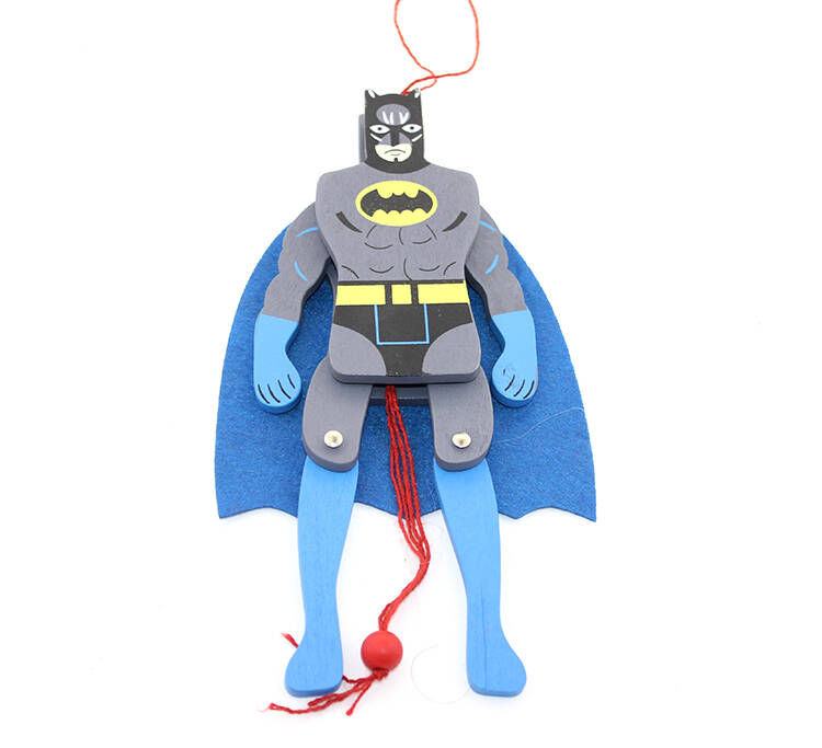 Ahşap Sallanan Batman Figürü - 1