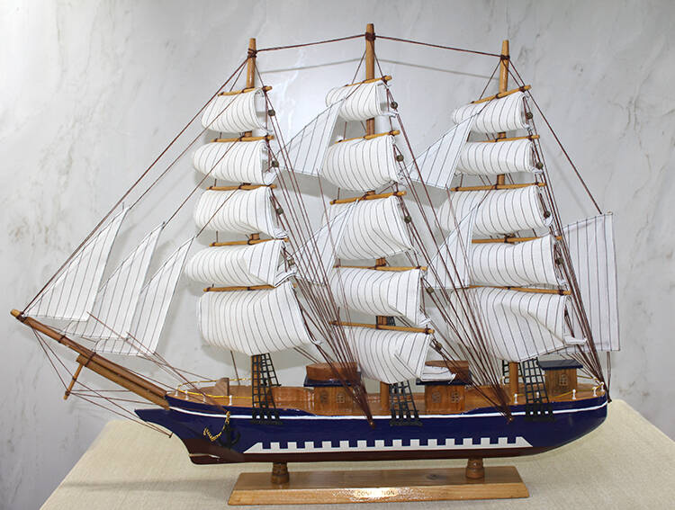 Ahşap Yelken Gemi Model 1 - 1