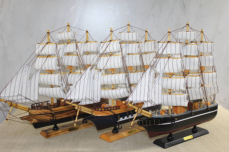 Ahşap Yelken Gemi Model 2 - 1