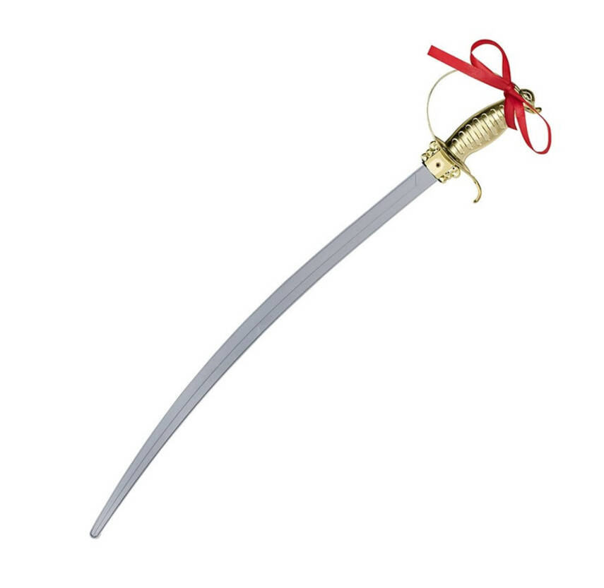 Altın Renk Kabzalı Oyuncak Şövalye Kılıcı – 68 cm - 2