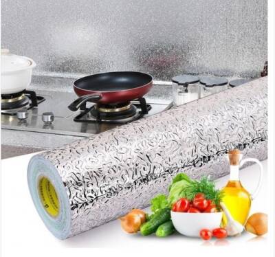 Alüminyum Folyo Yapışkanlı Mutfak Koruyucu Folyo 2 Metre - 1