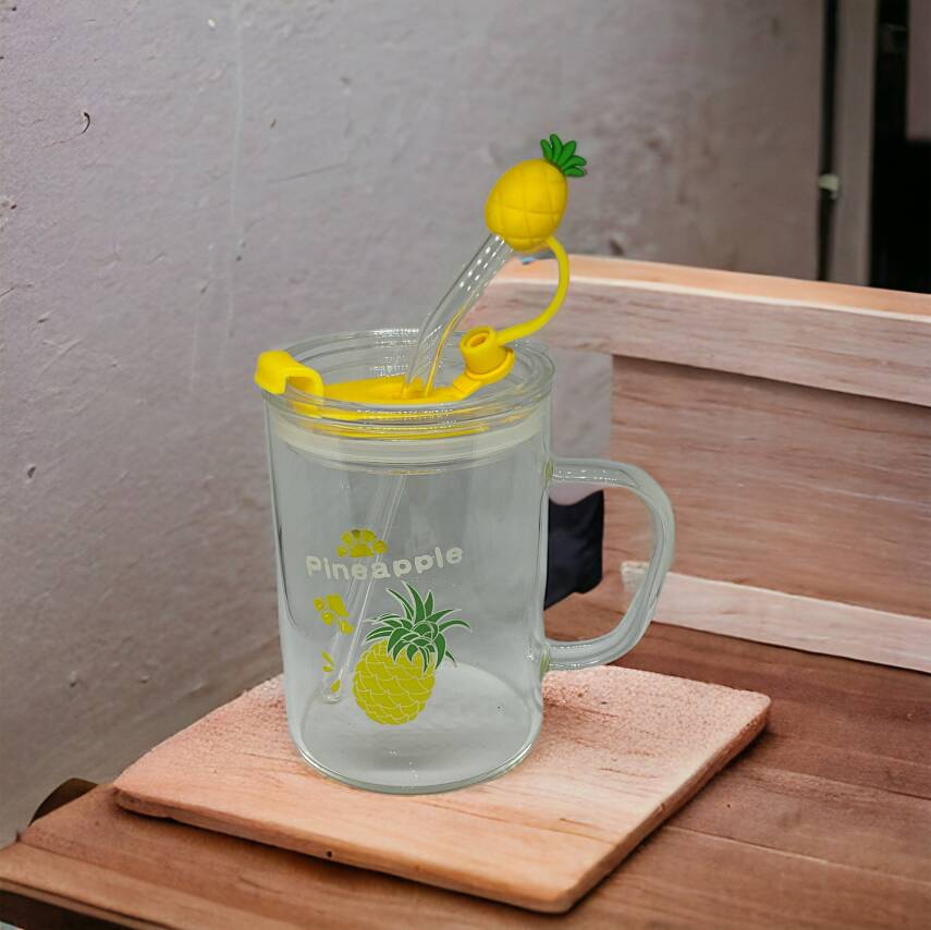 Ananas Tasarımlı Kupa Bardak - 2