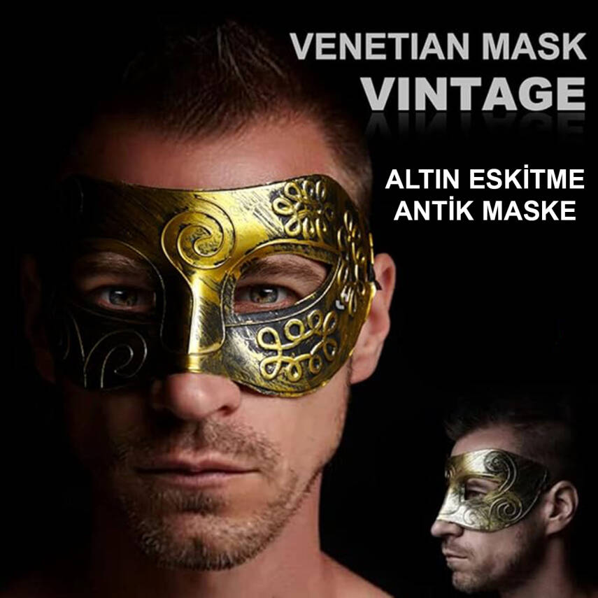 Antik Tarz Balo Maskesi - 2