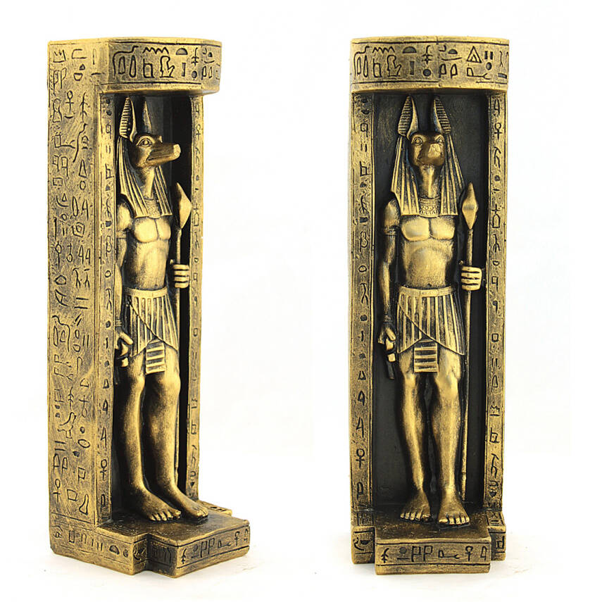 Anubis Figürlü Mumluk - 1