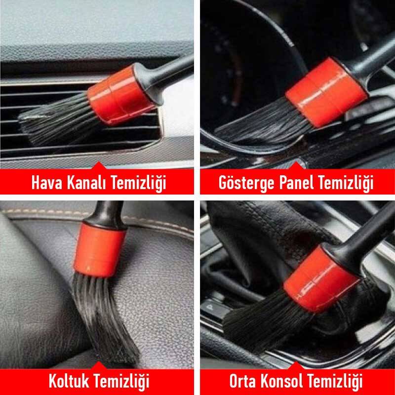 Araç Detay Temizlik Fırçası Seti - 2