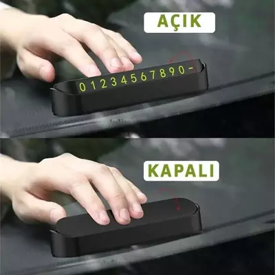 Araç Fosforlu Numaratör Aç-Kapa - 4