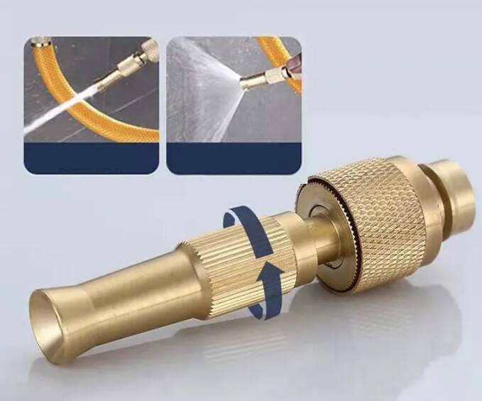 AYARLANABILIR BASINÇLI HORTUM BAŞLIĞI GOLD - 2