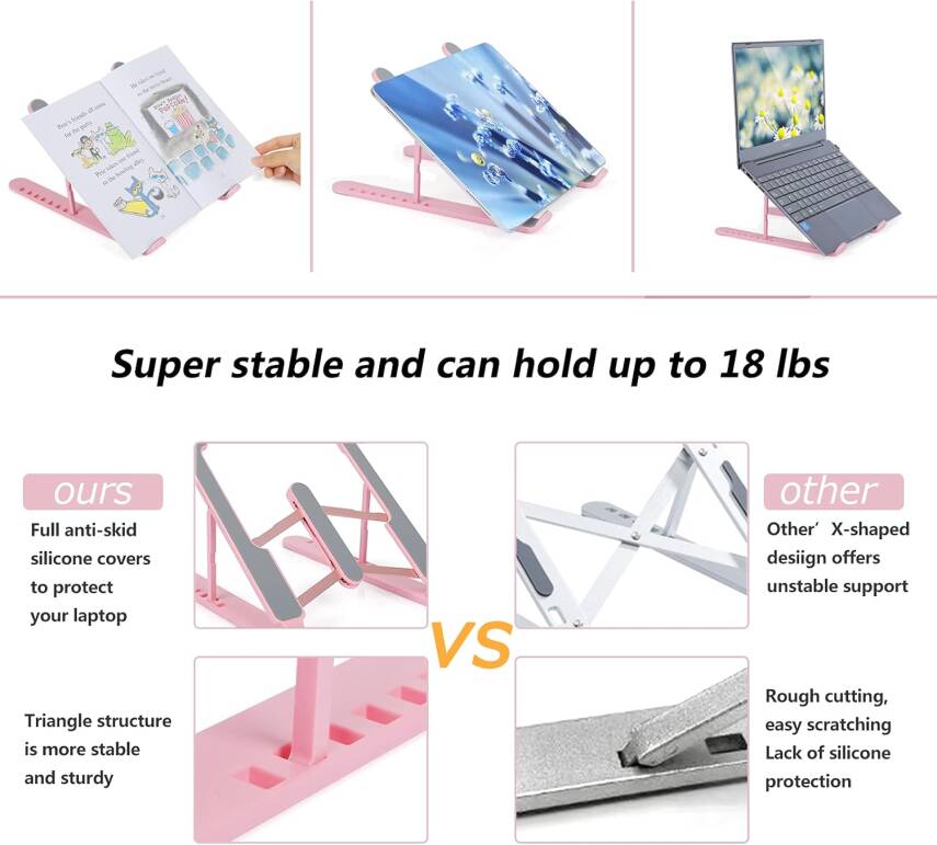 Ayarlanabilir Laptop Standı 7 Kademe - 2