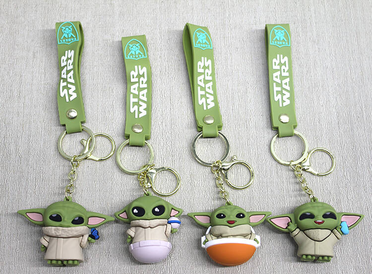 Baby Yoda Silikon Anahtarlık - 1