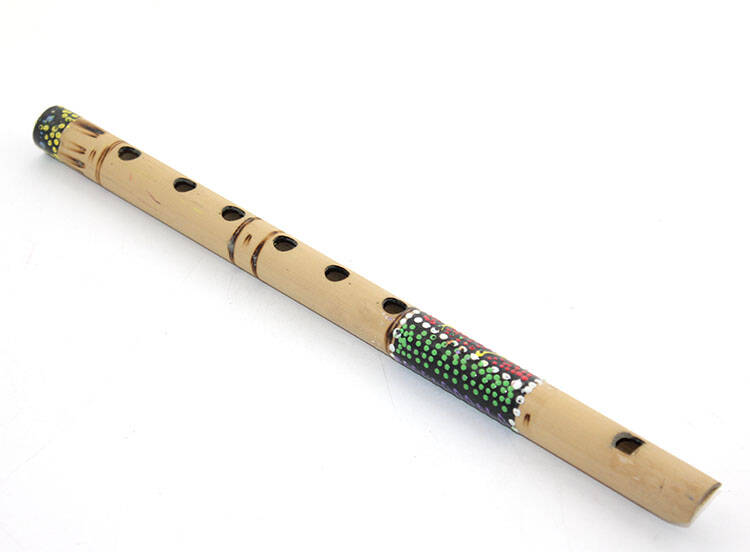 Bambu Batikli Flüt 30 Cm - 1