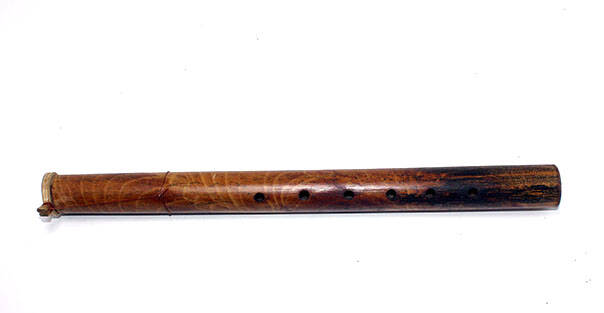 Bambu Flüt Büyük Boy 40 Cm - 1