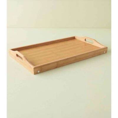 Bambu Kulplu Ayaklı Keyif Tepsisi - 3