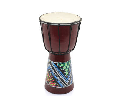Batikli Ahşap Darbuka 25 Cm