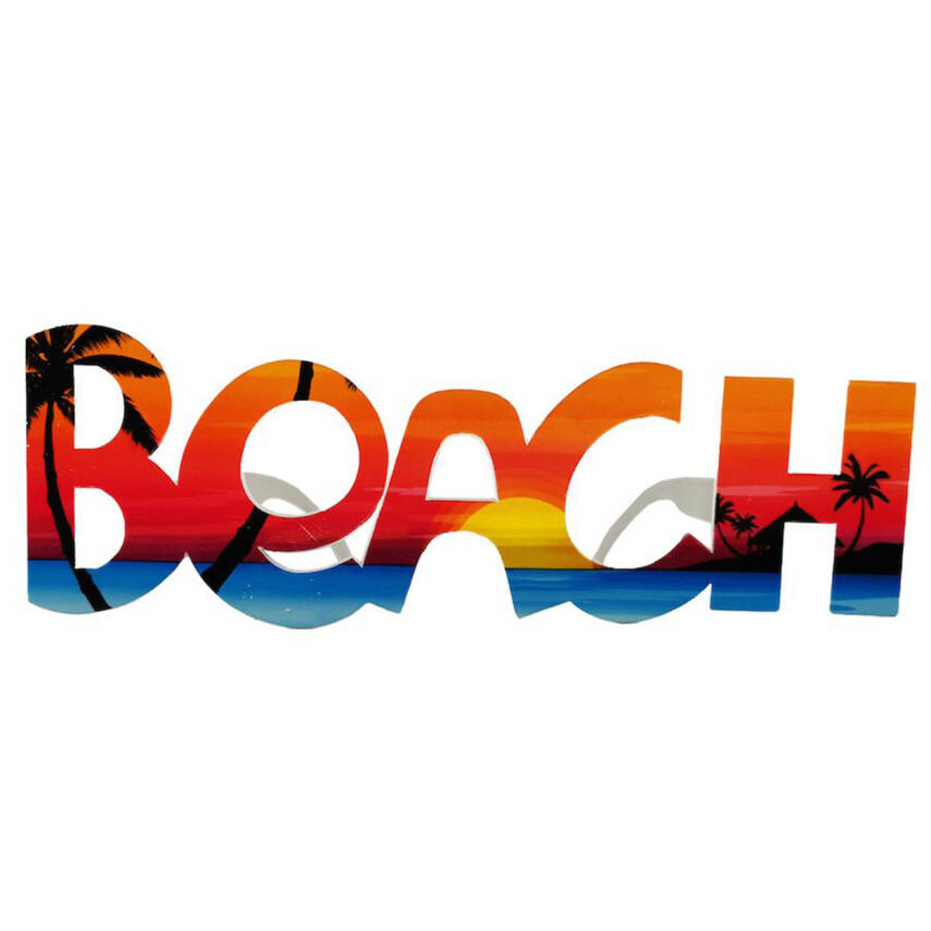 Beach Yazılı Parti Gözlüğü - 2