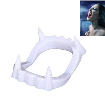 Beyaz Renk Çift Damak Takma Vampir Dişi (1)