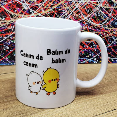 Canım Da Canım Balım Da Balım Tasarımlı Kupa Bardak - 1