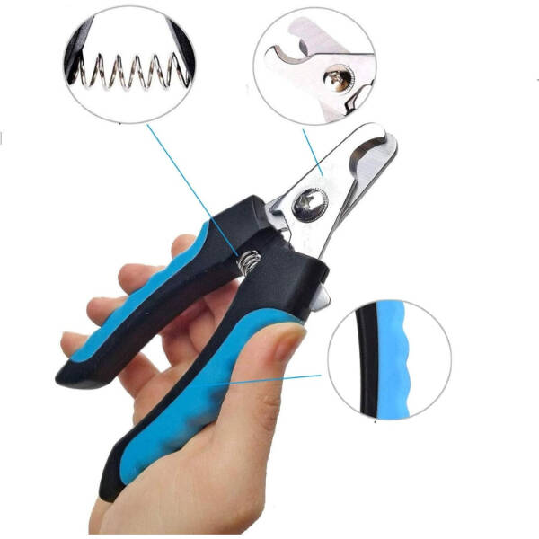 Çelik Evcil Hayvan Tırnak Makası Güvenlik Korumalı - 1